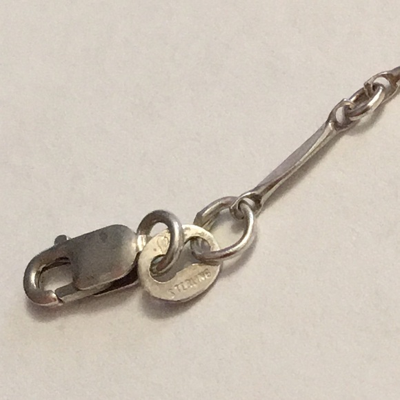 Sterling & Amethyst teardrops vintage artisan necklace - Picture 11 of 16